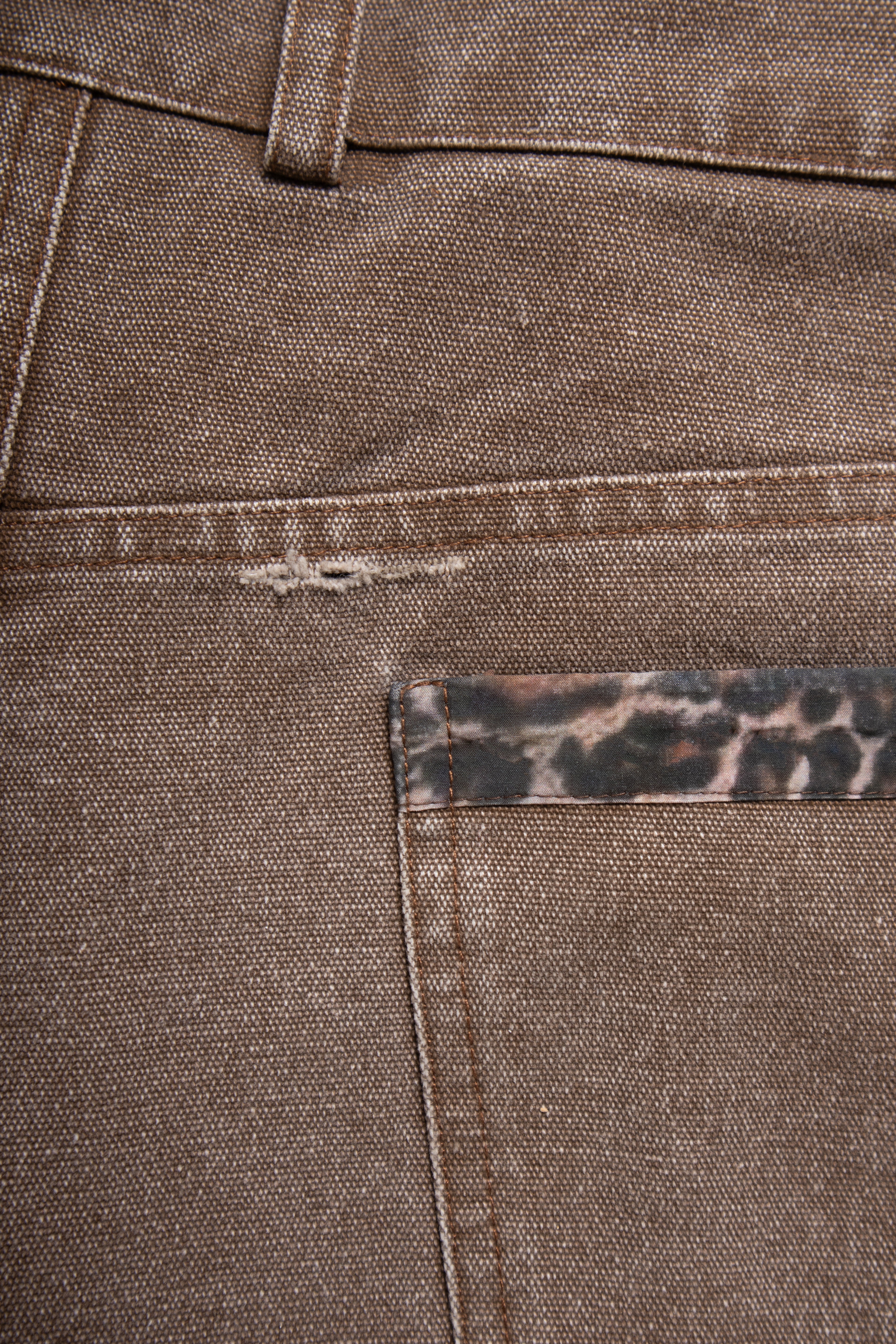 Pleated Leopard Shorts